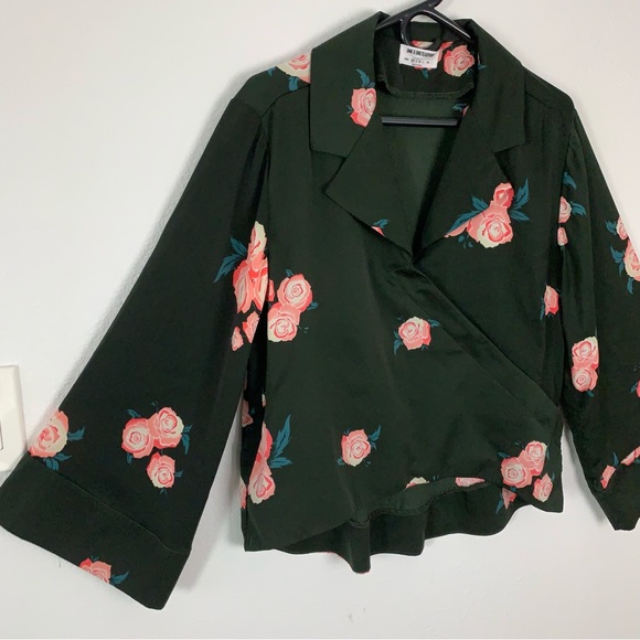 One Teaspoon Floral Wrap Blouse - Picture 4 of 14